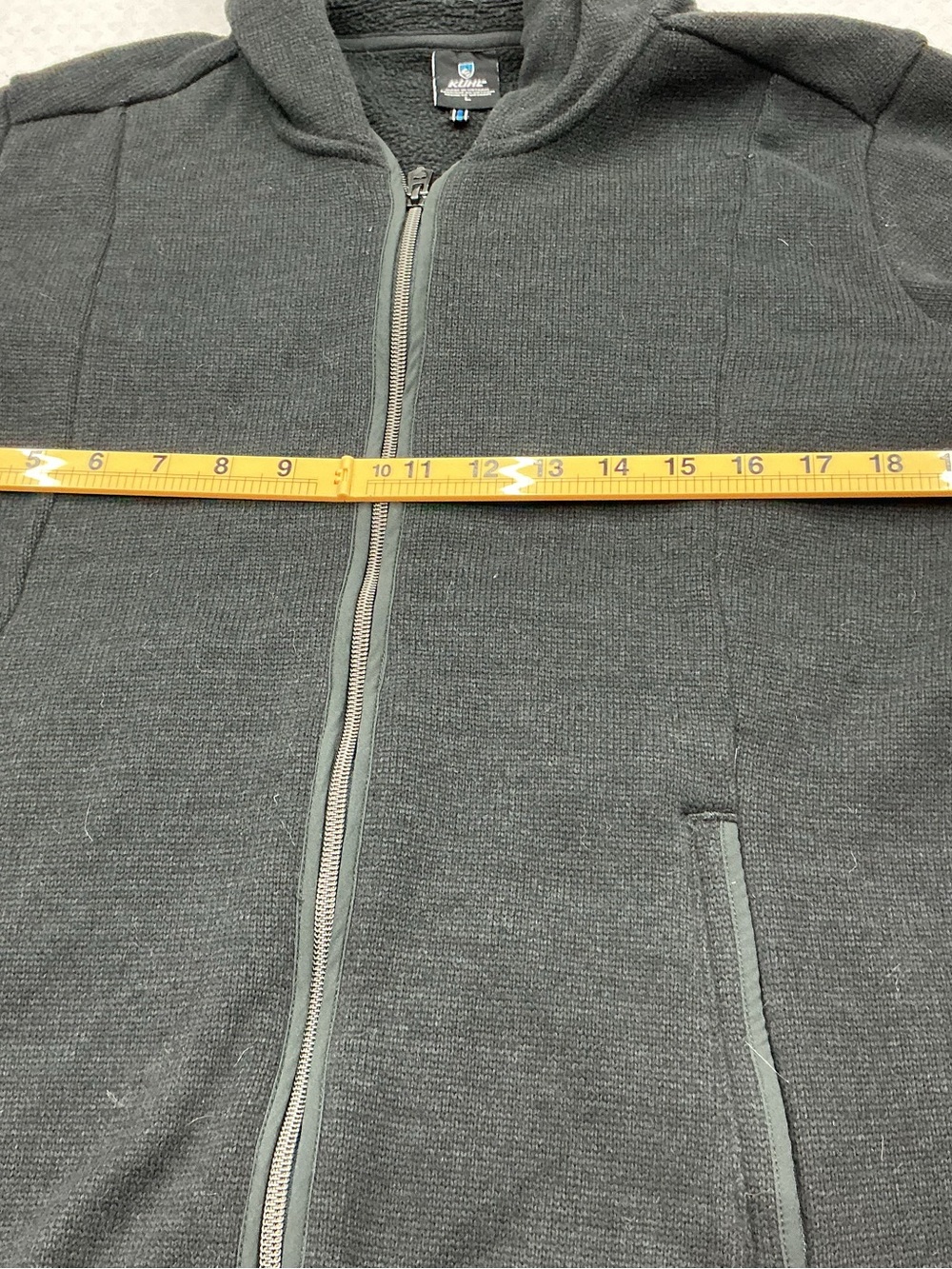Kuhl Women's Dark Charcoal Gray Zip Hoodie - Picture 5 of 6